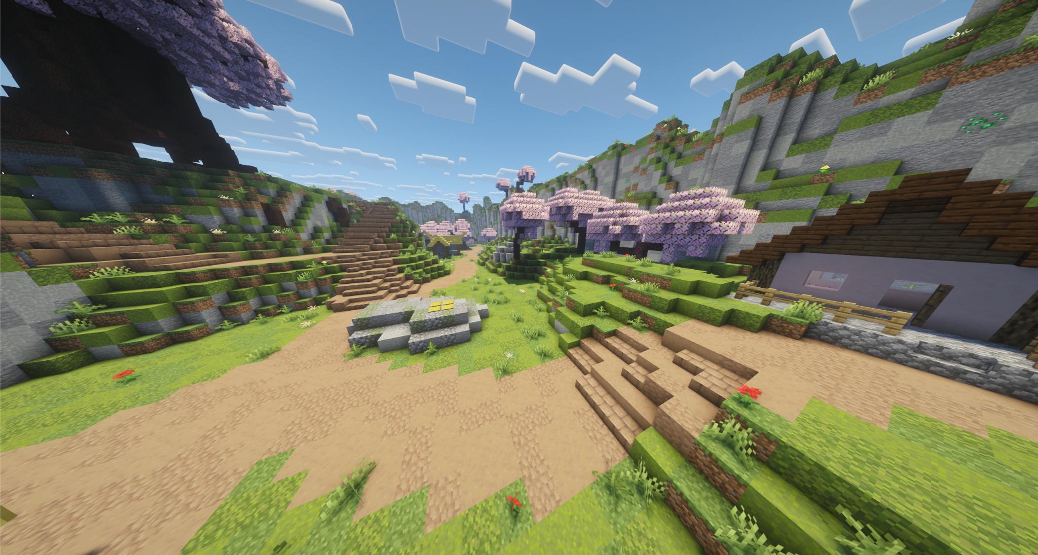 Village map launch pads